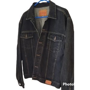 Guess XL Black Jean Jacket